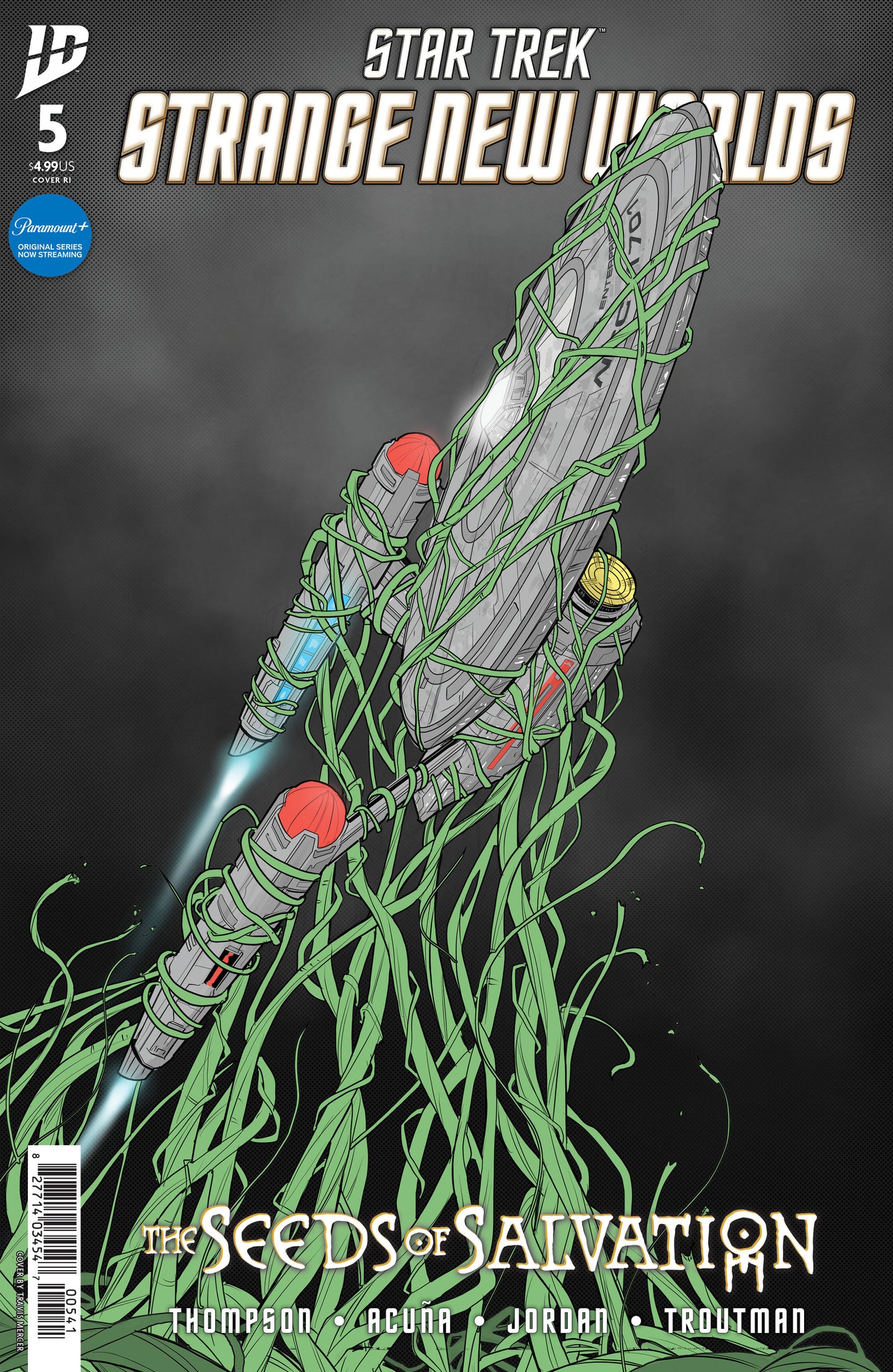 Star Trek: Strange New Worlds The Seeds Of Salvation #5 Variant Ri (10) (Mercer Black & White)