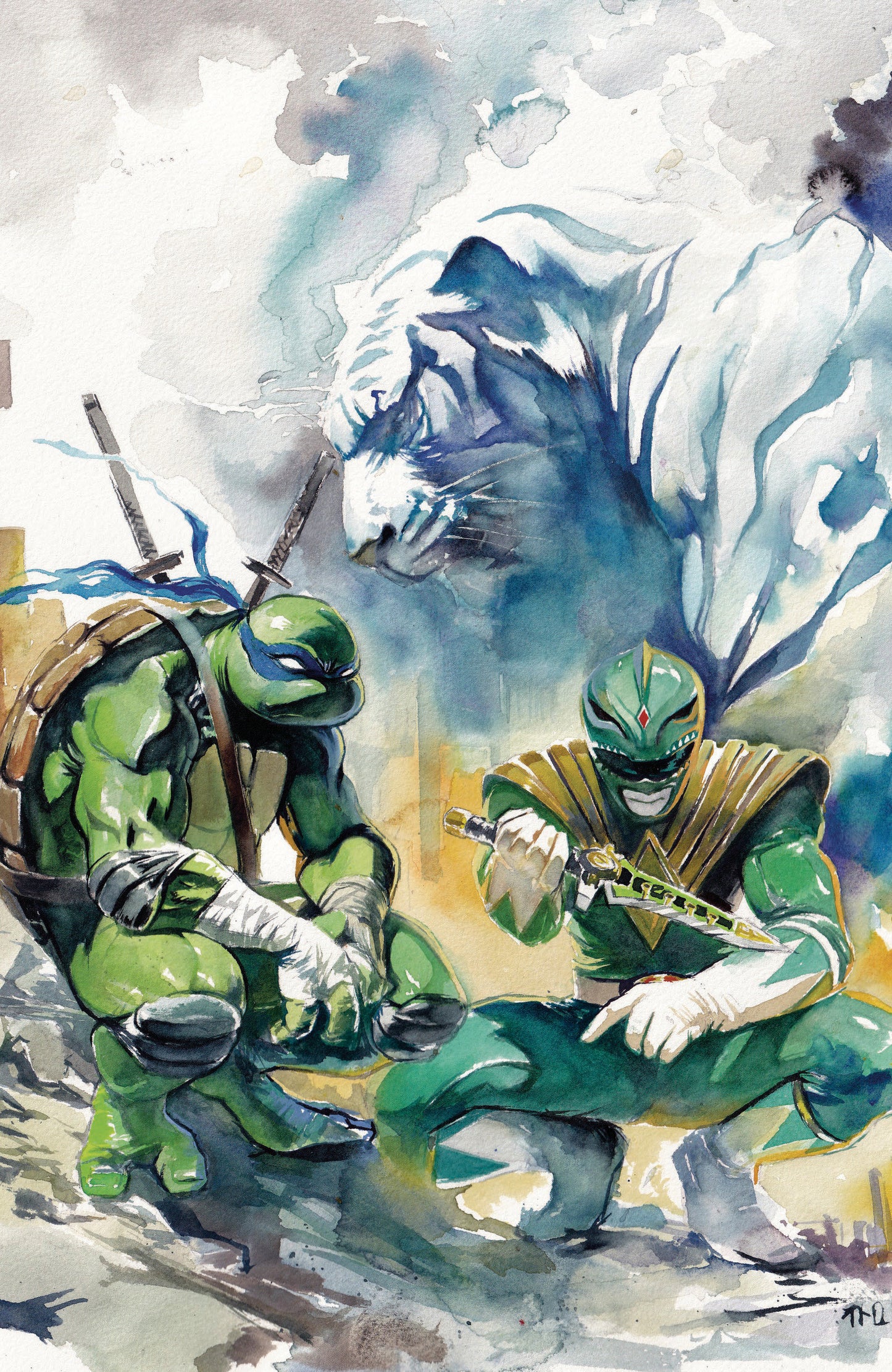 Mighty Morphin Power Rangers/Teenage Mutant Ninja Turtles III #4 I 1:150 Variant Edition (Full Art, Ito)