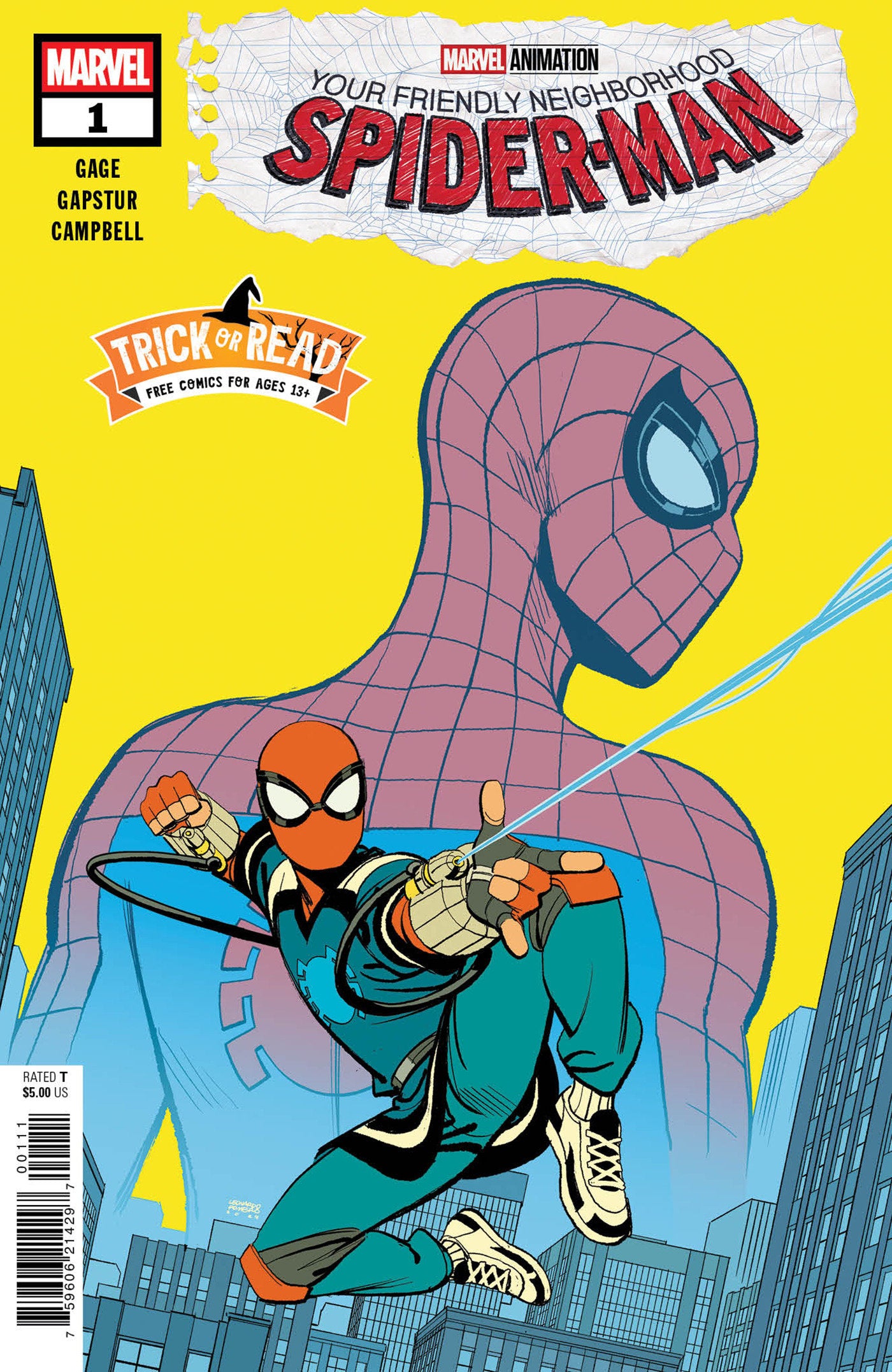 Your Friendly Neighborhood Spider Man #1 Halloween Trick Or Read 2025 [Bundles Of 20]